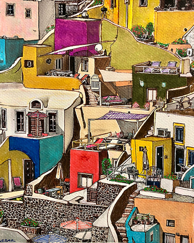 Ten Houses - Nubia, Santorini